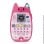 Smartphone educativo VTech Gabby’s Dollhouse Rosa 4 jogos LED LCD