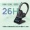 Casque Yealink WH64 Pro Dual sans fil Bluetooth avec réduction de bruit, micro et écran tactile noir