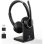 Auriculares Tecknet sans fil Bluetooth 5.3 avec réduction de bruit, micro et 55 h autonomie, noir