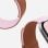 MOFT Snap Duo Strap Apple Watch SE 3 Braun Rosa Silikon Magnetschluss