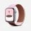 MOFT Snap Duo Strap Apple Watch SE 3 Braun Rosa Silikon Magnetschluss