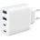 Cargador rápido USB 40W Gembird GaN 4 puertos USB-C/USB-A