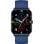 Gravity GT36-6 Bluetooth 1,85" Noir Bleu Silicone IP68 Tensiomètre Pulsomètre