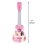 Guitarra Infantil Barbie 53 cm Rosa e Azul - 6 Cordas Nylon Lexibook