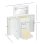 Homcom Caja Joyero De 4 Niveles Con 2 Cajones Espejo Puertas Laterales Blanco