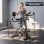 Sportnow Bicicleta Estática Plegable Con 8 Niveles Resistencia Bandas Bluetooth