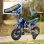 Aiyaplay Moto Eléctrica Para Niños 12v Con 2 Motores Y Suspensión Trasera Azul