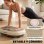 Sportnow Plataforma Vibratoria Con 20 Velocidades 3 Programas Pantalla Led Beige