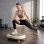 Sportnow Plataforma Vibratoria Con 20 Velocidades 3 Programas Pantalla Led Beige