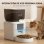 Pawhut Comedero Automático 4l Wifi 2.4g Control App Cuencos 1-10 Comidas Al Día