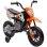 Aiyaplay Moto Eléctrica Para Niños 12v 2 Motores Y Suspensión Trasera Naranja