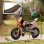 Aiyaplay Moto Eléctrica Para Niños 12v 2 Motores Y Suspensión Trasera Naranja