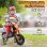 Aiyaplay Moto Eléctrica Para Niños 12v 2 Motores Y Suspensión Trasera Naranja