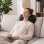 Homcom Cojín De Masaje Shiatsu Con Calor Y 4 Nodos Amasado Giratorio 3d