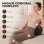 Homcom Cojín De Masaje Shiatsu Con Calor Y 4 Nodos Amasado Giratorio 3d