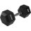 Mancuerna hexagonal HMS HEX PRO gomada 25 kg