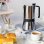 Cafetera italiana Monix Aroma 0,47 L 10 tazas acero inoxidable negro