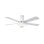 Ventilador de Techo con Luz HJM VT562 65W 132cm 6 Velocidades Motor DC Mando Temporizador Función Invierno