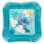 Luftbare multisensorische Wasserplatte Disney Baby Stitch Bright Starts, blau, ab Geburt