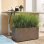 Jardinière Deroma Millennium 73L Marron Double Paroi Résistante