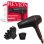 Ionen Föhn Revlon RVDR5317E 2000W 3 Temperaturstufen 2 Geschwindigkeiten Diffusor Konzentrator Schwarz Rot