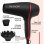 Ionen Föhn Revlon RVDR5317E 2000W 3 Temperaturstufen 2 Geschwindigkeiten Diffusor Konzentrator Schwarz Rot