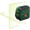 Nível laser Bosch AdvancedLevel 2G cruzado verde autonivelante 100° 15m USB-C