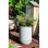 Macetero Riviera Tulipe 40 cm efecto granito doble pared exterior