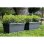 Macédo Stefanplast Mediterraneo Rectangulaire 110L Antracite 100x45x40cm
