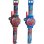 Reloj Walkie-talkie Kids Licensing Spider-man LCD Digital Pack 2 Resistente