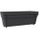 Blumenkasten Stefanplast Ethica 50 cm 9 L Anthrazit Geländerhalterung Wassertank
