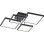 Lámpara de techo Trio Sorrento LED integrado negro 52 cm