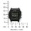 Reloj Casio B640WB-1BEF Acero Inoxidable Negro Digital Cronómetro
