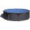 Piscine Gre Louko Acier Ø370 x H122 cm Antracite Kit Complet