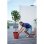 Elho Loft Urban Maceta Ronda Roja Ø 28,5 x 26 cm Plástico Reciclado