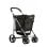 Carrinho de compras Rolser Basket 4B 50 kg 360° Preto
