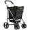 Carrinho de compras Rolser Basket 4B 50 kg 360° Preto