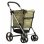 Carrinho de compras Rolser BAS001 Basket 4B 58L Khaki