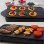 Plancha para crepes 2 en 1 Livoo 1500 W 8 mini crepes placas extraíbles