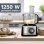 Robot de cocina multifunción Bosch MultiTalent8 1250W bol 3,9L 3 velocidades