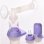 Extractor de leche manual Simed Plus LTR-6 compacto con regulación de succión