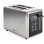 Grille-pain Livoo DOD205 2 fentes larges 3,5 cm 720-850 W 7 niveaux Commandes tactiles Écran LED Inox et noir