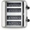 Livoo Dod197 Tostapane 4 Fessure Acciaio Inox 1700W 2 Termostati 7 Livelli