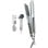 Secador de Cabelo Iónico SkinVibe Aurea Family X Plasma 1600W 4 Temperaturas 2 Velocidades com Acessórios Ecrã Tátil Cinzento
