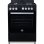 Cocina a gas Bertazzoni La Germania 60 cm 4 fuegos horno 63 L negro