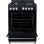 Cocina a gas Bertazzoni La Germania 60 cm 4 fuegos horno 63 L negro