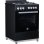 Cocina a gas Bertazzoni La Germania 60 cm 4 fuegos horno 63 L negro