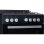 Cocina a gas Bertazzoni La Germania 60 cm 4 fuegos horno 63 L negro