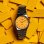 Relógio Casio MTP-B145D-9AVEF Aço Inoxidável Mostrador Amarelo 50m