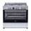 Cuisinière gaz Continental Edison CECP9060IXDD 5 feux 95L catalytique